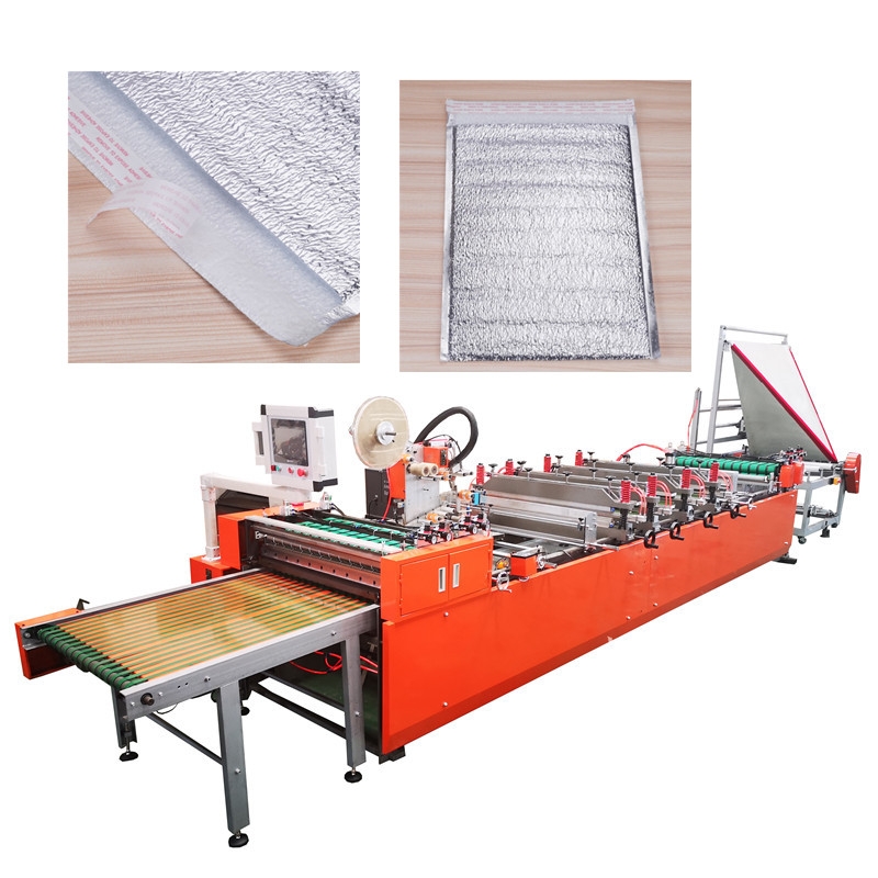 Kraft Paper Air Bubble Film Envelope Bag Making Machine Air Bubble